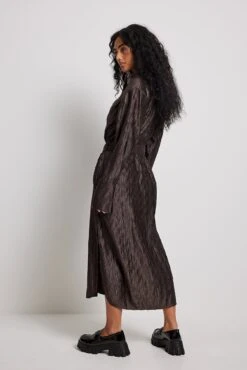 Robe Chemise Mi-longue à Motif Spirale -Lady Doux Soldes Magasin swirl pattern midi shirt dress 1018 008953 00176202 1