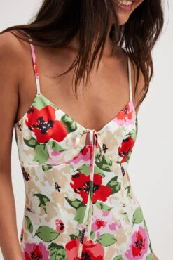 Mini Robe Bretelles Fines -Lady Doux Soldes Magasin thin strap mini dress 1710 000002 4327 2