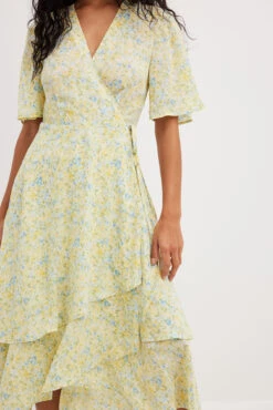 Robe Midi En Mousseline -Lady Doux Soldes Magasin two layers chiffon midi dress 1014 001398 968624227