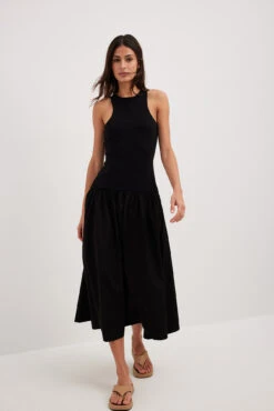 Robe Longue Volumineuse -Lady Doux Soldes Magasin voluminous maxi dress 1018 010294 0002 4203