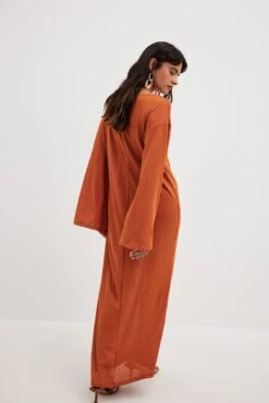 Robe Longue à Manches Larges 8 Robe Longue à Manches Larges -Lady Doux Soldes Magasin wide sleeve maxi dress 1018 010303 01798553