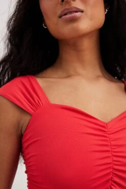 Robe Mini à Larges Bretelles -Lady Doux Soldes Magasin wide strap detail mini dress 1018 010479 000427787