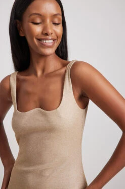 Robe Courte à Décolleté Plongeant Et Armatures -Lady Doux Soldes Magasin wire detail neckdrop mini dress 1783 000013 00050738