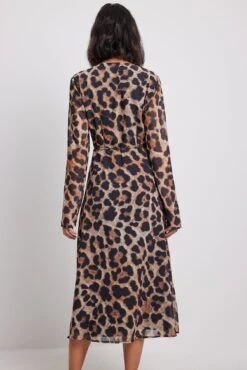 Robe Mi-longue Cache-coeur -Lady Doux Soldes Magasin wrap dress long sloeeve midi dress 1014 001469 1045550863